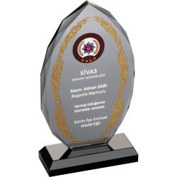 Kristal Plaket ( 12 x 20 cm )