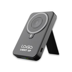 Işıklı Logo 15W MagSafe Powerbank 10000 mAh (Telefon, Saat, Kulaklık))
