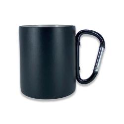 Karabinalı Çelik Bardak 280 ml