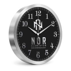 Alüminyum Duvar Saati ( Ø 25 cm )